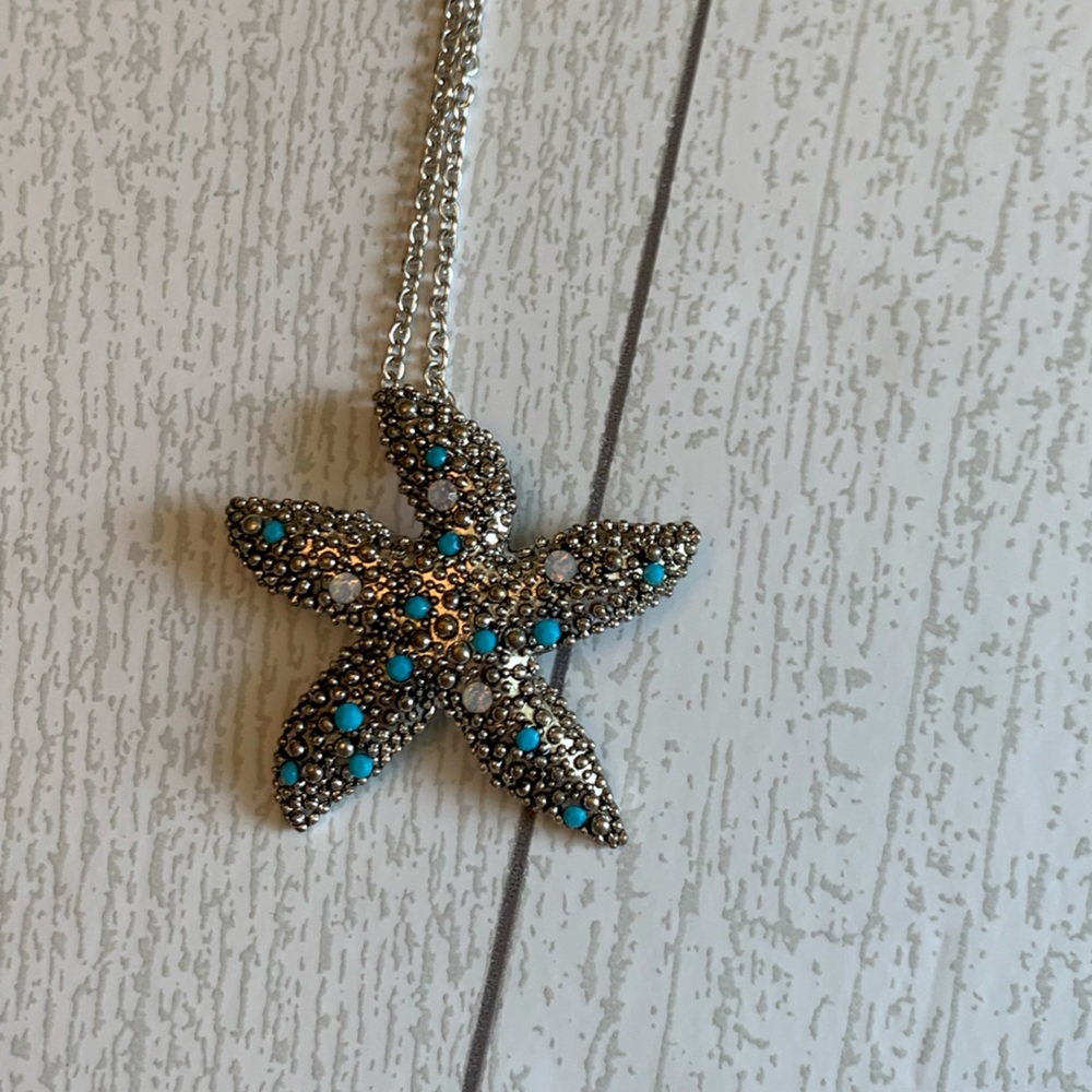 Long Starfish Necklace